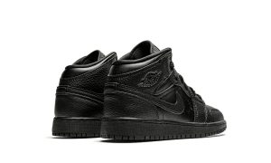 Air Jordan 1 Mid Triple Black (GS) – Bild 3