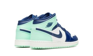 Air Jordan 1 Mid Blue Mint (GS) – Image 3