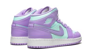 Air Jordan 1 Mid Purple Aqua (GS) - Image 3