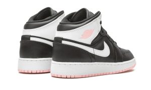 Jordan 1 Mid Arctic Pink Black (GS) - Image 3