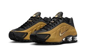 Nike Shox R4 Black Metallic Gold (W) – Bild 3