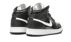 Air Jordan 1 Mid Black Speckle (GS) - Image 3