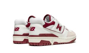 New Balance 550 Sea Salt Burgundy - Image 3