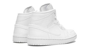 Jordan 1 Mid Triple White (W) - Image 3