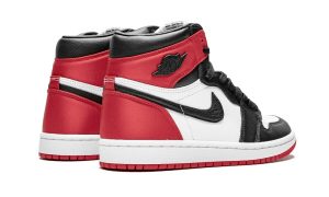 Jordan 1 Retro High Satin Black Toe (Women's) - Image 3