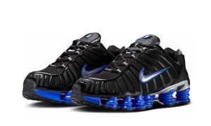 Nike Shox TL Black Racer Blue Metallic Silver - Image 3