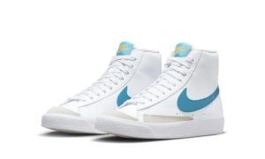 Nike Blazer Mid 77 White Laser Blue (GS) - Image 3