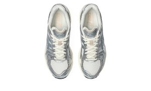 ASICS Gel-Kayano 14 Birch Pure Silver Teal Gold - Image 3