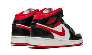 Air Jordan 1 Mid Gym Red Black White (GS) - Image 3