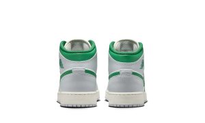 Jordan 1 Mid White Pure Platinum Pine Green (GS) - Imagen 3
