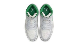 Air Jordan 1 Mid White Pure Platinum Pine Green - Afbeelding 3