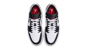 Jordan 1 Low SE White Fire Red Black Matte Silver - Image 4