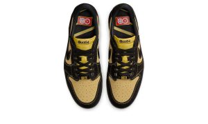 Jordan 1 Retro Low OG Quai 54 Black Tour Yellow Red - Image 4