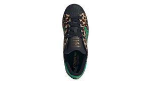 adidas Superstar Black Green Leopard (Women's) - Imagen 4