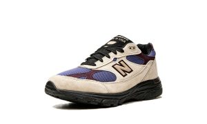 New Balance 993 Aime Leon Dore Beige Blue Maroon - Image 4