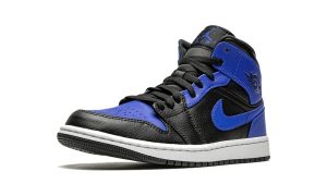 Air Jordan 1 Mid Hyper Royal Tumbled Leather - Afbeelding 4