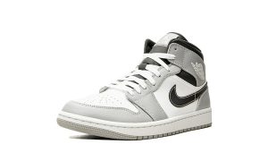 Air Jordan 1 Mid Light Smoke Grey Anthracite - Afbeelding 4