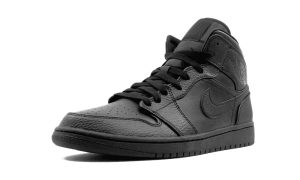 Air Jordan 1 Mid Triple Black – Bild 4