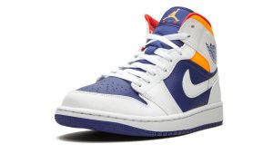 Jordan 1 Mid Royal Blue Laser Orange - Image 4