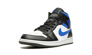 Jordan 1 Mid White Black Racer Blue – Bild 4