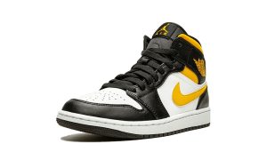 Air Jordan 1 Mid White Pollen Black – Image 4