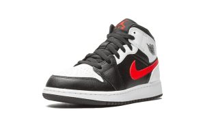 Air Jordan 1 Mid Chile Red (GS) - Image 4