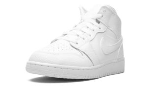 Jordan 1 Mid Triple White (GS) - Afbeelding 4