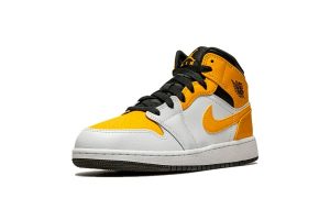 Air Jordan 1 Mid 'University Gold' (GS) - Image 4