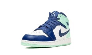 Air Jordan 1 Mid Blue Mint (GS) – Image 4