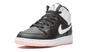 Jordan 1 Mid Arctic Pink Black (GS) - Image 4