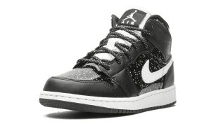 Air Jordan 1 Mid Black Speckle (GS) - Image 4