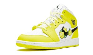 Jordan 1 Mid Dynamic Yellow Floral (GS) - Imagen 4