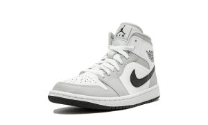 Air Jordan 1 Mid Light Smoke Grey Black (W) – Bild 4