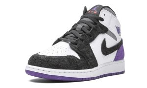 Air Jordan 1 Mid SE Purple (GS) - immagine 4