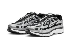Nike P-6000 Metallic Silver Black White (Women's) - Image 4