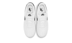 Nike Air Force 1 Low 07 White Black Pebbled Leather - Image 4
