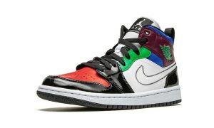 Air Jordan 1 Mid SE Black White Multi-Color (W) - immagine 4