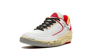 Air Jordan 2 Retro Low SP Off-White White Red - Image 4