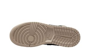 Jordan 1 Mid White Off Noir Rattan (GS) - Imagen 5