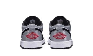 Jordan 1 Low SE White Fire Red Black Matte Silver - Image 5