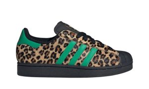 adidas Superstar Black Green Leopard (Women's) - Imagen 6